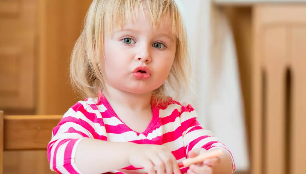 Treåringer løper en litt større risiko for problemer med atferd, finmotorikk og språk når moren deres har fått lite jod under svangerskapet. Men en moderat jodmangel har sannsynligvis liten effekt på barna. (Foto: Shutterstock/NTB scanpix)