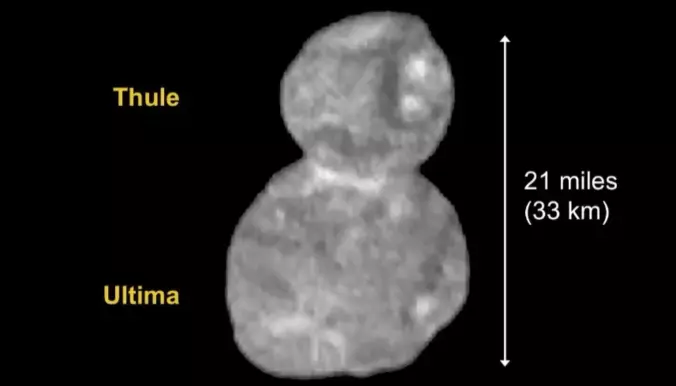 NASA: Romobjekt ser ut som en snømann