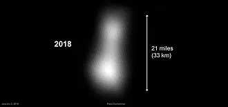 I fjor var dette det beste bildet som fantes av Ultima Thule. (Kilde: NASA/Johns Hopkins University Applied Physics Laboratory/Southwest Research Institute)