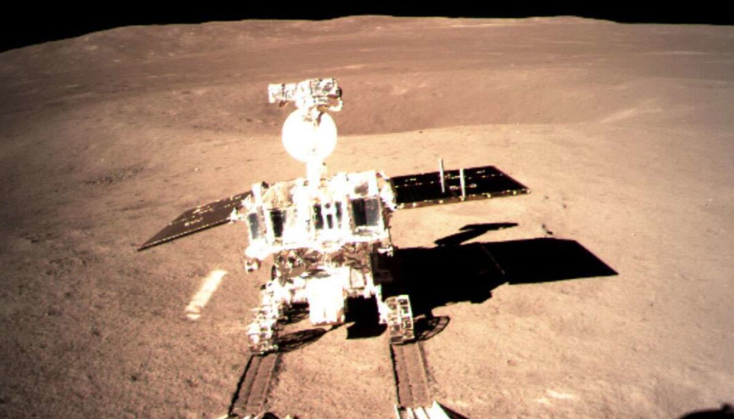 Månekjøretøyet heter Yutu-2. (Foto: China National Space Administration) Månekjøretøyet heter Yutu-2. (Foto: China National Space Administration)