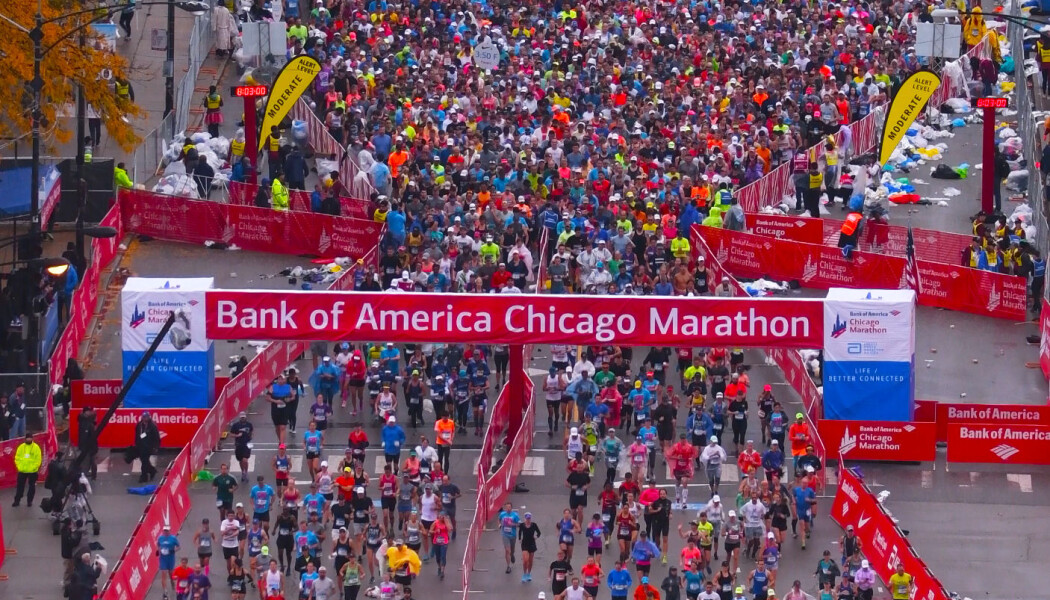 Disse løperne i Chicago-maratonen har blitt forsket på. (Bilde: Disse løperne i Chicago-maratonen har blitt forsket på. (Bilde: