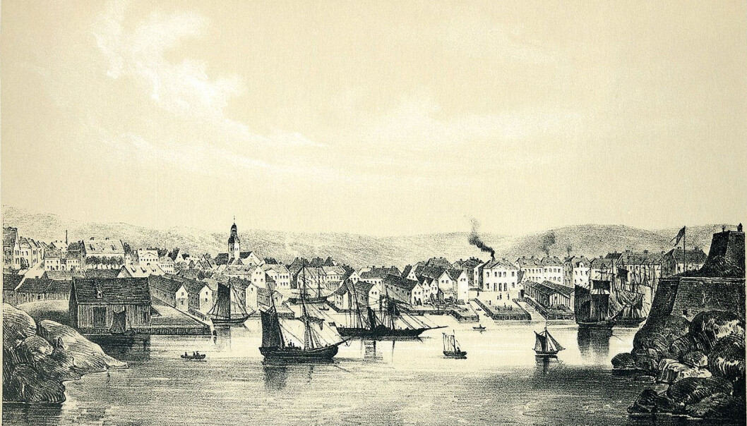 Skipsfarten på Sørlandet utviklet seg ikke i et vakuum, men i samspill med utenlandske aktører og det internasjonale markedet ifølge forfattere av boken «Sørlandsk skipsfart 1600-1920». (Maleri: «Norge fremstillet i billeder» 1848 av Chr. Tønsberg) Skipsfarten på Sørlandet utviklet seg ikke i et vakuum, men i samspill med utenlandske aktører og det internasjonale markedet ifølge forfattere av boken «Sørlandsk skipsfart 1600-1920». (Maleri: «Norge fremstillet i billeder» 1848 av Chr. Tønsberg)