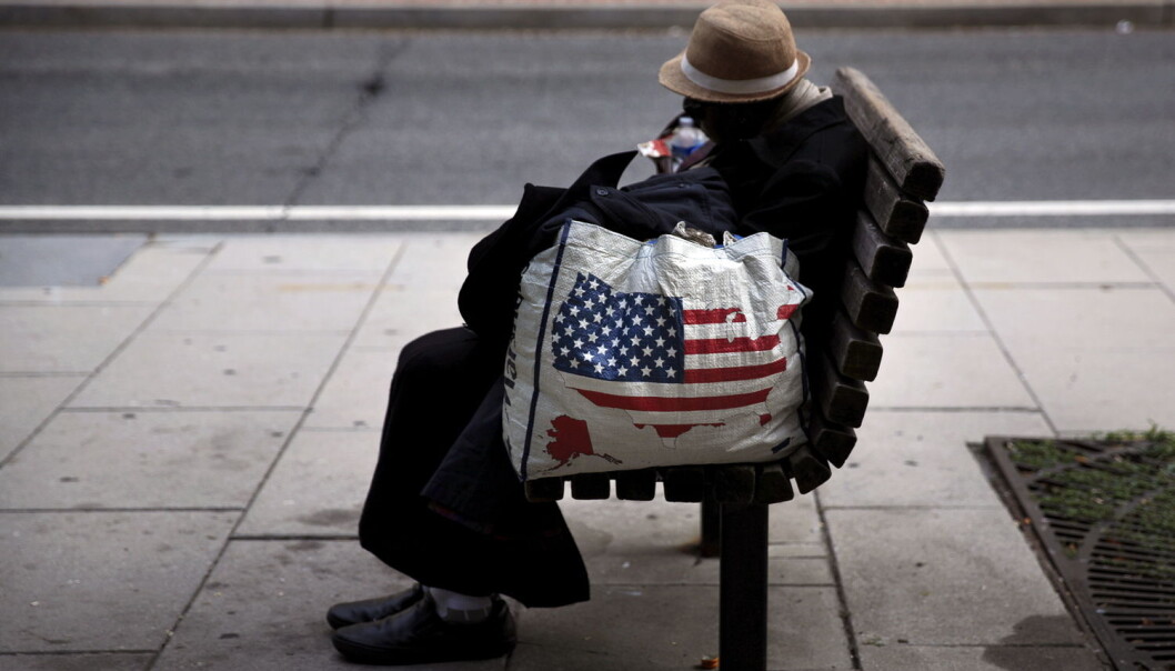 Det har blitt vanskeligere for amerikanerne å få det bedre enn foreldrene sine. Noen ender som hjemløse. (Foto: Carlos Barria/Reuters/NTB scanpix) Det har blitt vanskeligere for amerikanerne å få det bedre enn foreldrene sine. Noen ender som hjemløse. (Foto: Carlos Barria/Reuters/NTB scanpix)