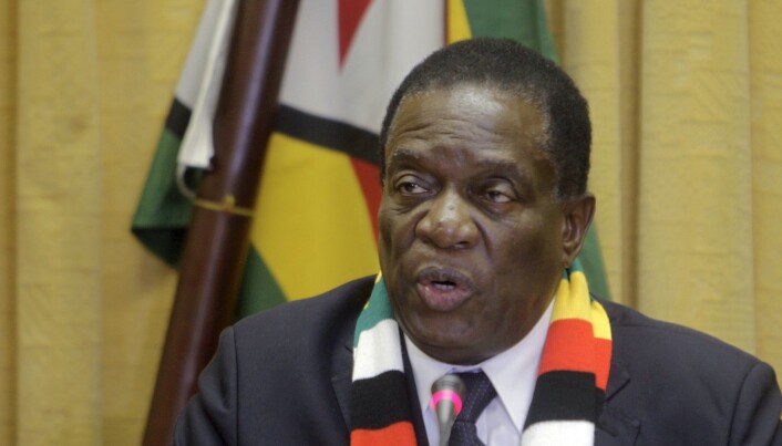 Emmerson Mnangagwa kom til makten etter et militærkupp i Zimbabwe i 2017. (Foto: AP / NTB scanpix) Emmerson Mnangagwa kom til makten etter et militærkupp i Zimbabwe i 2017. (Foto: AP / NTB scanpix)