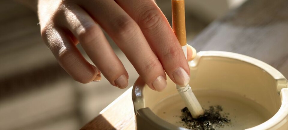 De som fikk kognitiv atferdsterapi for å mestre å slutte, lyktes best med røykekutt.  (Foto: Shutterstock)