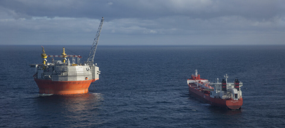 Oljen i Barentshavet er fortsatt lite utforsket sammenlignet med i Norskehavet. Bildet viser Goliat-feltet som er det første oljefeltet som har startet produksjonen i den norske delen av Barentshavet.  (Foto: Jan-Morten Bjørnbakk / NTB scanpix)