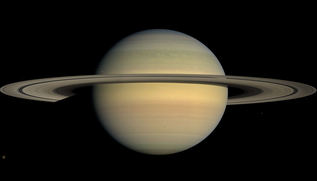 Saturn, også sett av Cassini. (Bilde: NASA / JPL-Caltech) Saturn, også sett av Cassini. (Bilde: NASA / JPL-Caltech)