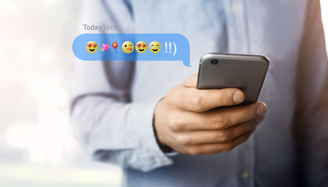 – Når mange bruker positive emojier i omtalen av en sykdom, blir stemningen god blant flere, mener forsker. (Illustrasjonsfoto: pikcha / Shutterstock / NTB scanpix) – Når mange bruker positive emojier i omtalen av en sykdom, blir stemningen god blant flere, mener forsker. (Illustrasjonsfoto: pikcha / Shutterstock / NTB scanpix)