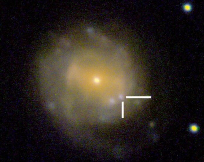 Den kategorien som denne eksploderende stjernen hører til, heter «fast rising blue optical transient». (Foto: R. Margutti/W.M. Keck Observatory) Den kategorien som denne eksploderende stjernen hører til, heter «fast rising blue optical transient». (Foto: R. Margutti/W.M. Keck Observatory)