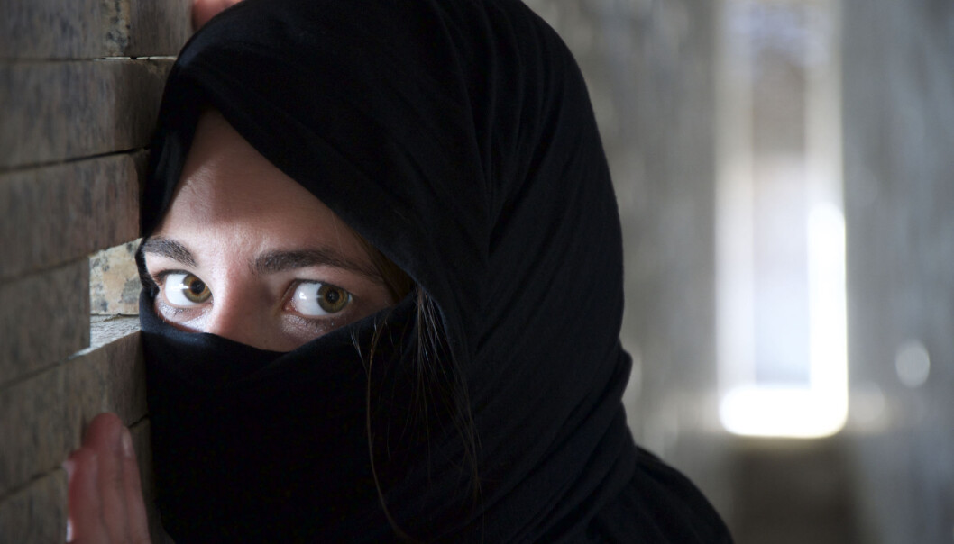Av de rundt 300 personene som har reist fra Sverige til Syria som fremmedkrigere, var det uvanlig mange kvinner sammenliknet med resten av Europa. Rundt 40 prosent av de som reiste var kvinner. 80 prosent av alle som reiste kom fra fire byer i Sverige: Gøteborg, Stockholm, Malmø og Ørebro, forteller Magnus Ranstorp. (Foto: Shutterstock) Av de rundt 300 personene som har reist fra Sverige til Syria som fremmedkrigere, var det uvanlig mange kvinner sammenliknet med resten av Europa. Rundt 40 prosent av de som reiste var kvinner. 80 prosent av alle som reiste kom fra fire byer i Sverige: Gøteborg, Stockholm, Malmø og Ørebro, forteller Magnus Ranstorp. (Foto: Shutterstock)