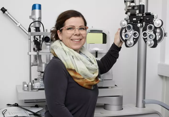 Gro Horgen Vikesdal er forsker ved Institutt for optometri, radiografi og lysdesign på Høgskolen i Sørøst-Norge. (Foto: Høgskolen i Sørøst-Norge)