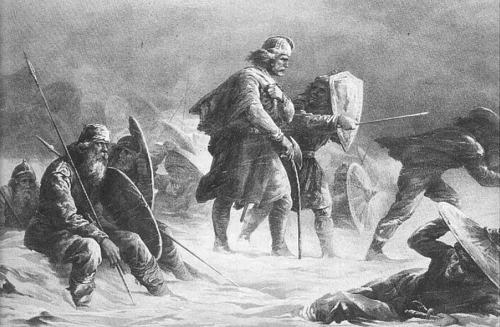 Den strie kongen: Kong Sverre sto i en langvarig konflikt med kirken som gjorde at han utviklet egne kommunikasjonsstrategier og kanaler, skriver Stefka G. Eriksen (Foto: Illustrasjon: Knut Bergslien, "Kong Sverre på Vossefjellene", 1876) Den strie kongen: Kong Sverre sto i en langvarig konflikt med kirken som gjorde at han utviklet egne kommunikasjonsstrategier og kanaler, skriver Stefka G. Eriksen (Foto: Illustrasjon: Knut Bergslien, "Kong Sverre på Vossefjellene", 1876)
