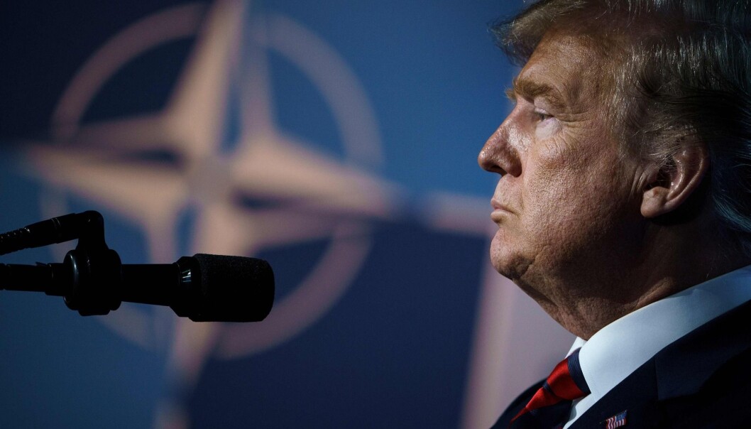 Amerikanske krav om at europeiske NATO-land bør bidra mer er ikke et fenomen som oppstod med Donald Trump. Også Barack Obama irriterte seg over land som han oppfattet som gratispassasjerer, ifølge forsker. (Foto: AFP / NTB Scanpix) Amerikanske krav om at europeiske NATO-land bør bidra mer er ikke et fenomen som oppstod med Donald Trump. Også Barack Obama irriterte seg over land som han oppfattet som gratispassasjerer, ifølge forsker. (Foto: AFP / NTB Scanpix)