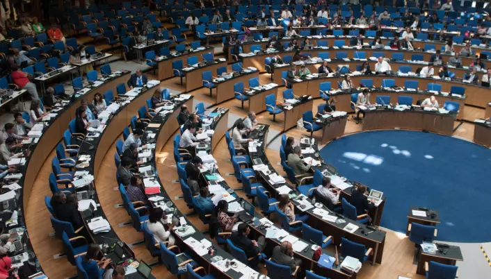Verdensarvkomitémøte i Bonn i 2015 Foto: Olav Kosinsky, CC BY-SA 3.0 DE