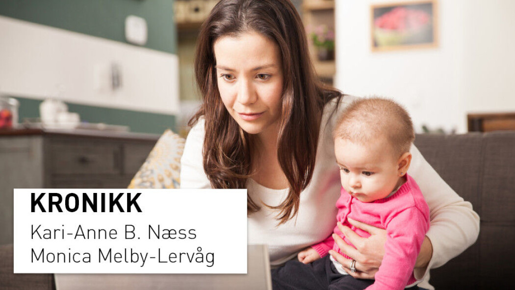 − Mange utfører arbeid i permisjonstiden. Andre kan kjenne en vond bismak ved å ta fødselspermisjon hvis de vet at det innebærer økt arbeidsbelastning for kollegaer som må overta arbeidsoppgaver, skriver kronikkforfatterne. (Illutstrasjonsfoto: antoniodiaz / Shutterstock / NTB scanpix) − Mange utfører arbeid i permisjonstiden. Andre kan kjenne en vond bismak ved å ta fødselspermisjon hvis de vet at det innebærer økt arbeidsbelastning for kollegaer som må overta arbeidsoppgaver, skriver kronikkforfatterne. (Illutstrasjonsfoto: antoniodiaz / Shutterstock / NTB scanpix)