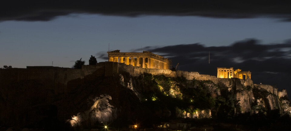 «Akropolis er ikke bare et monument til verdens kulturelle arv, men et symbol for hele menneskeheten som ikke kan være del av handelstransaksjoner», skriver de greske myndighetene i sitt nei til motekonsernet Gucci. (Foto: Marko Djurica / NTB scanpix)