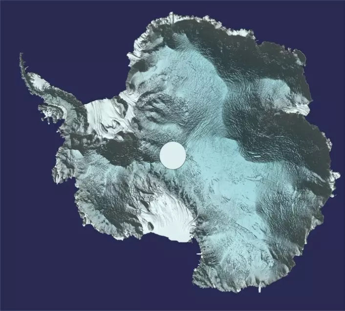 Den nye høydemodellen av Antarktis er laget av ESAs forskningssatellitt CryoSat. (Foto: CPOM)