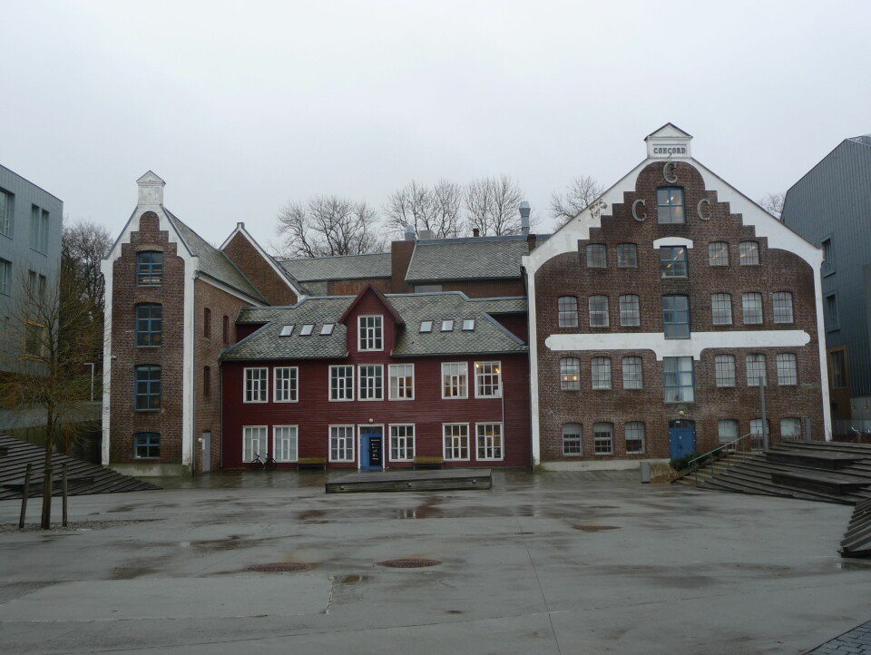 Fabrikken til Concord Canning I Stavanger. Firmaet hadde også fabrikker i Leikanger og Uskedal. Foto: MUST/ Norsk hermetikkmuseum
