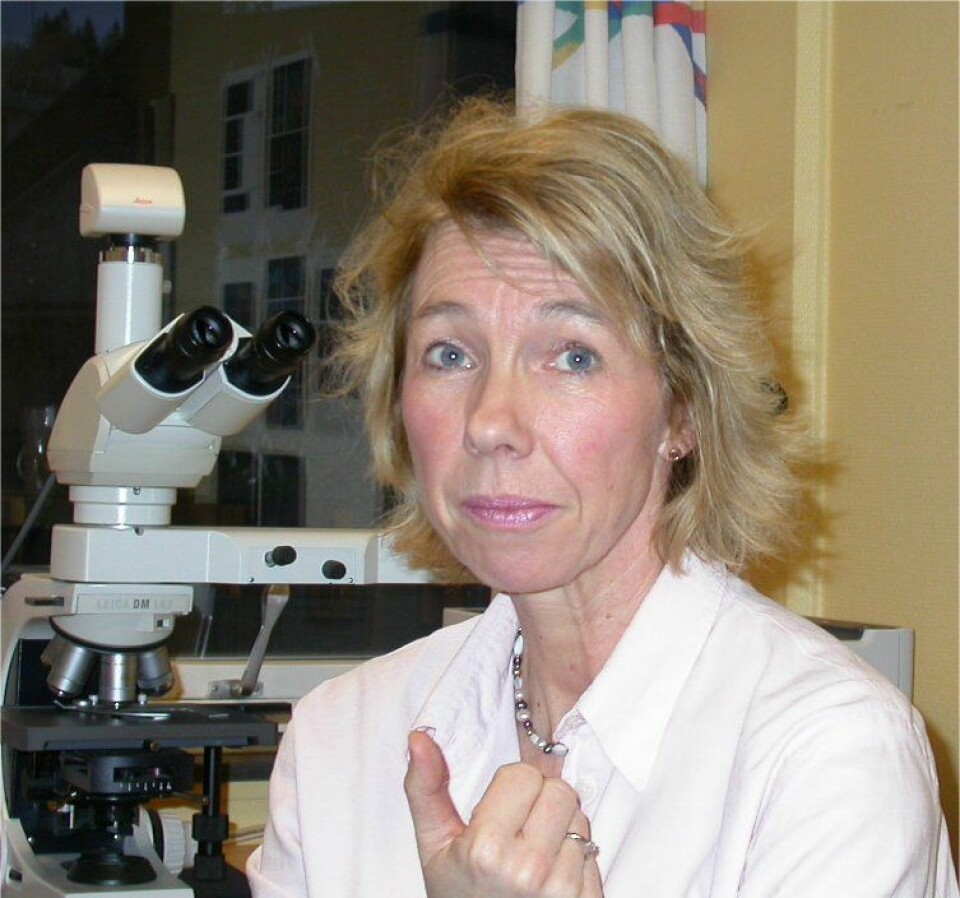 Inger Nina Farstad er overlege og professor i patologi. (Foto: Oslo Universitetssykehus)