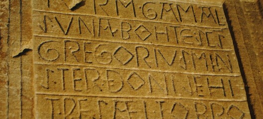Hvordan skrev folk for 1000 år siden?
