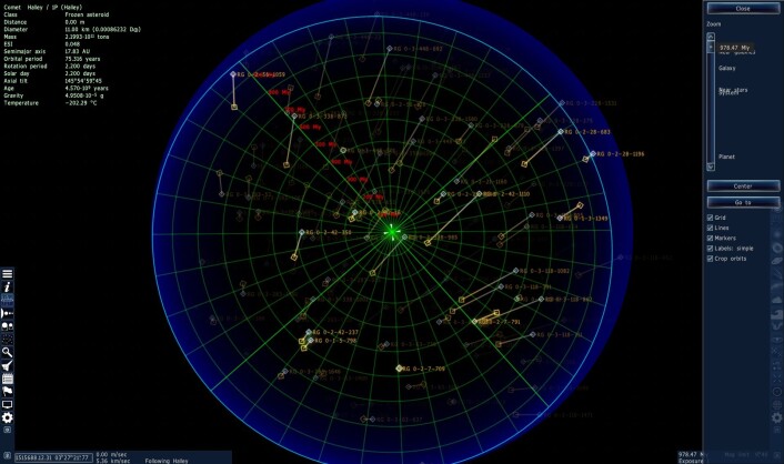 Og til slutt: Hele universet, gitt. (Foto: (Bilde: Space Engine/Skjermdump)) Og til slutt: Hele universet, gitt. (Foto: (Bilde: Space Engine/Skjermdump))