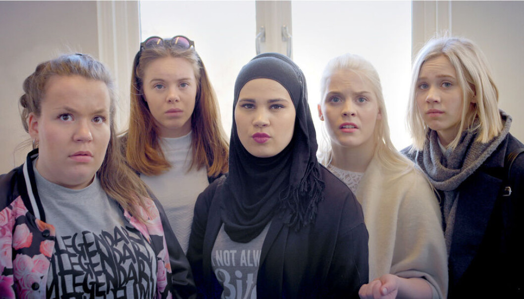 NRK-serien Skam har et bredere mangfold av karakterer enn tradisjonelt TV, ifølge postdoktor Gry Rustad. (Foto: NRK) NRK-serien Skam har et bredere mangfold av karakterer enn tradisjonelt TV, ifølge postdoktor Gry Rustad. (Foto: NRK)