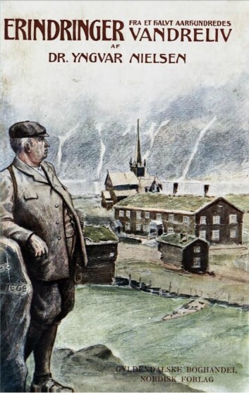 Omslagsillustrasjonen til Yngvar Nielsens erindringsbok er laget av Gudmund Stenersen. Boka kom ut i 1909 på Gyldendalske Boghandel Nordisk Forlag, København og Kristiania. Omslagsillustrasjonen til Yngvar Nielsens erindringsbok er laget av Gudmund Stenersen. Boka kom ut i 1909 på Gyldendalske Boghandel Nordisk Forlag, København og Kristiania.