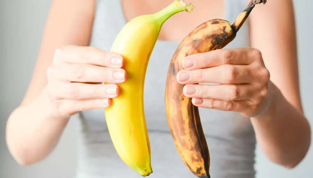 De fleste foretrekker nok en gul banan i stedet for en brun, men hvilken er sunnest?  (Foto: Ai825 / Shutterstock / NTB scanpix)