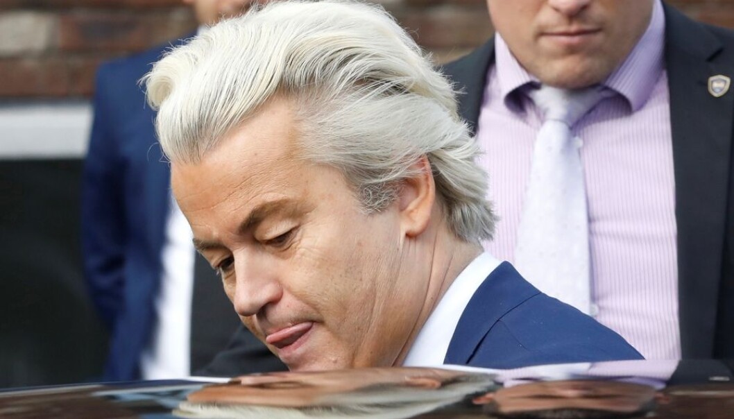 Når Geert Wilders fremstår som en karismatisk og troverdig politiker hva sier det om de andre? spør Asle Toje, forskningsdirektør ved Nobelinstituttet. (Foto: Yves Herman, Reuters/NTB scanpix) Når Geert Wilders fremstår som en karismatisk og troverdig politiker hva sier det om de andre? spør Asle Toje, forskningsdirektør ved Nobelinstituttet. (Foto: Yves Herman, Reuters/NTB scanpix)