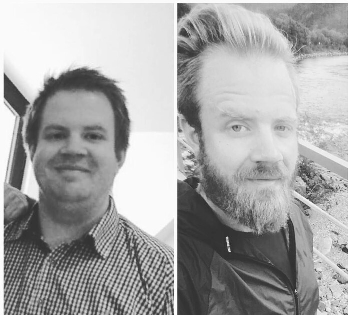 Slik så Melby ut før og etter at han ble med i Eurofit i 2016. (Foto: privat) Slik så Melby ut før og etter at han ble med i Eurofit i 2016. (Foto: privat)