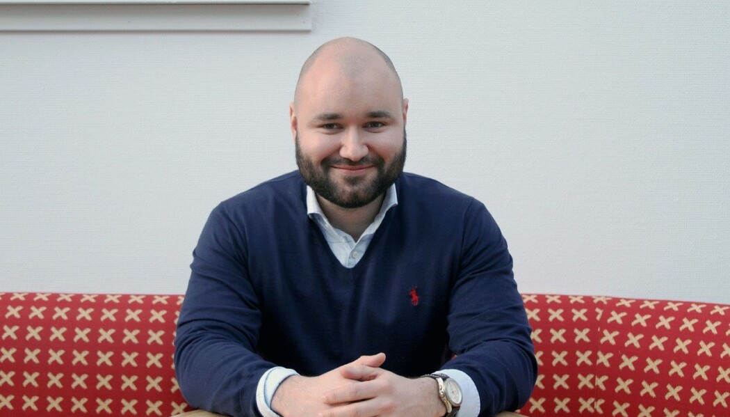 Førsteamanuensis Kristian Støre får pris for vitenskapelig artikkel om fagområdet finans. (Foto: Per Jarl Elle) Førsteamanuensis Kristian Støre får pris for vitenskapelig artikkel om fagområdet finans. (Foto: Per Jarl Elle)