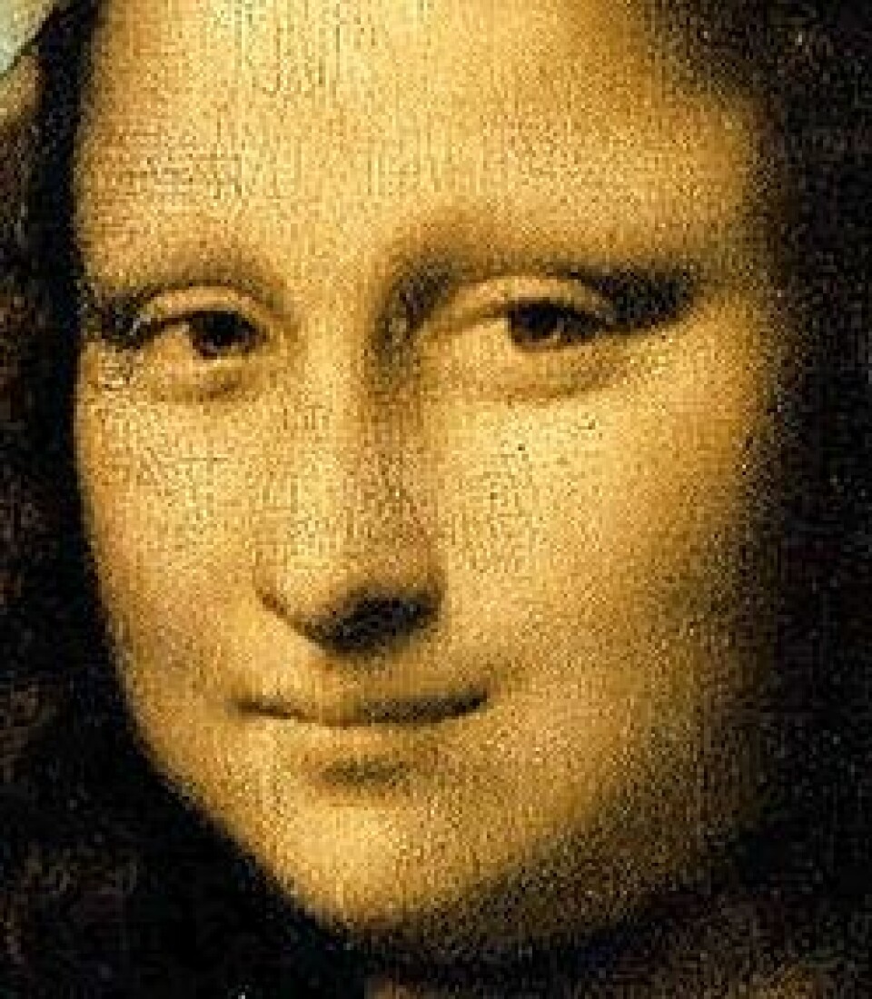 Leonardo da Vinci skapte Mona Lisas spesielle smil gjennom bevisst å male øyekrokene og munnviken uklare. Det gjorde han ved hjelp av en avansert maleteknikk brukt i renessansen, kalt sfumatu.