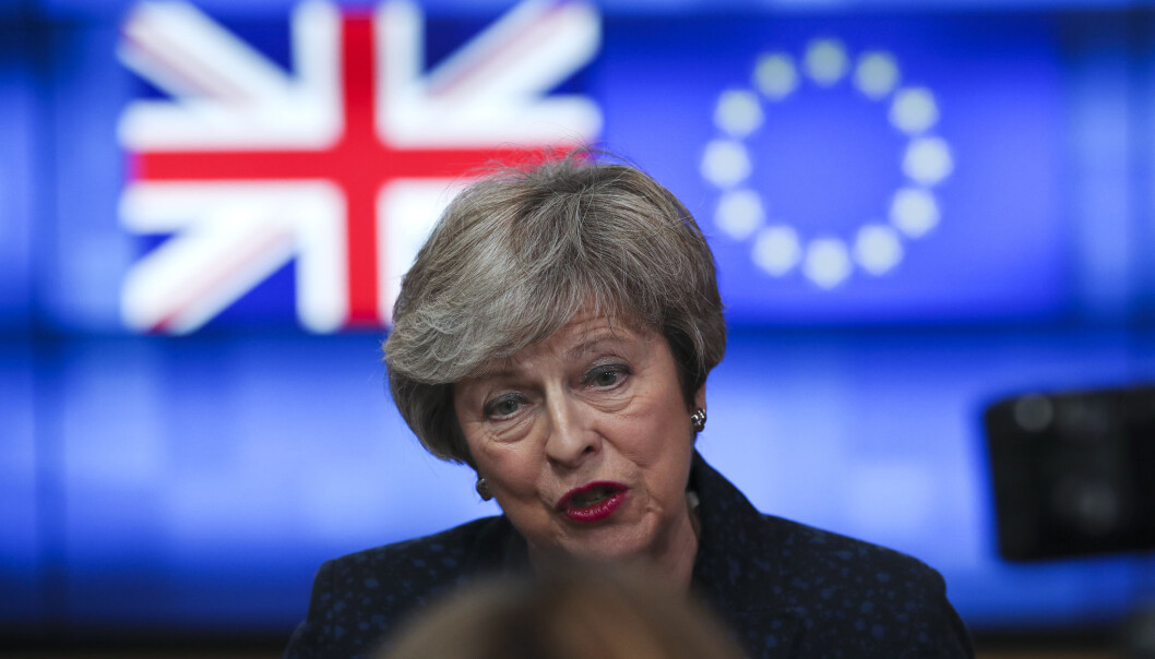 Storbritannias statsminister Theresa May har ikke lykkes med å få Parlamentet med på skilsmisseavtalen hun har forhandlet fram med EU. (Foto: Francisco Seco / AP / NTB scanpix) Storbritannias statsminister Theresa May har ikke lykkes med å få Parlamentet med på skilsmisseavtalen hun har forhandlet fram med EU. (Foto: Francisco Seco / AP / NTB scanpix)