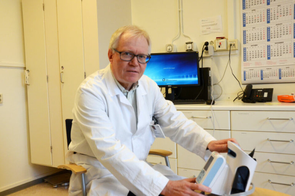 Svein Dueland er gruppeleder for Eksperimentell transplantasjon for kreft, Utprøvende enhet, avdeling for kreftbehandling, OUS. (Foto: Margrethe Falch)
