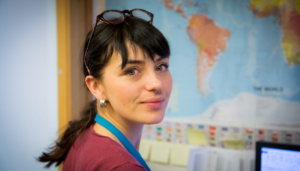 Lucilla Giulietti er stipendiat ved Havforskingsinstituttet. (Foto: HI)
