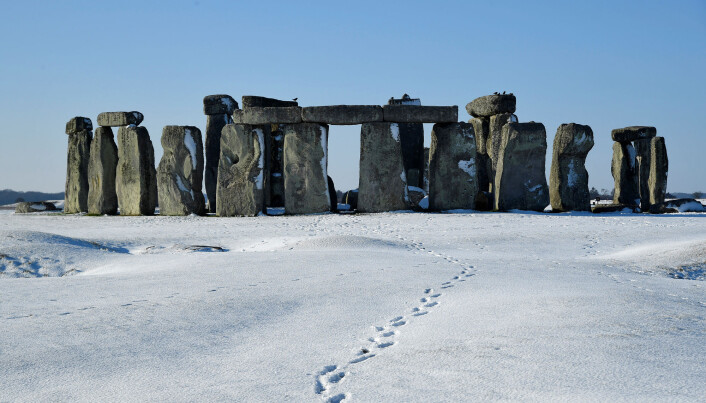 Stonehenge vinteren 2019. (Bilde: REUTERS/Toby Melville/NTB Scanpix) Stonehenge vinteren 2019. (Bilde: REUTERS/Toby Melville/NTB Scanpix)