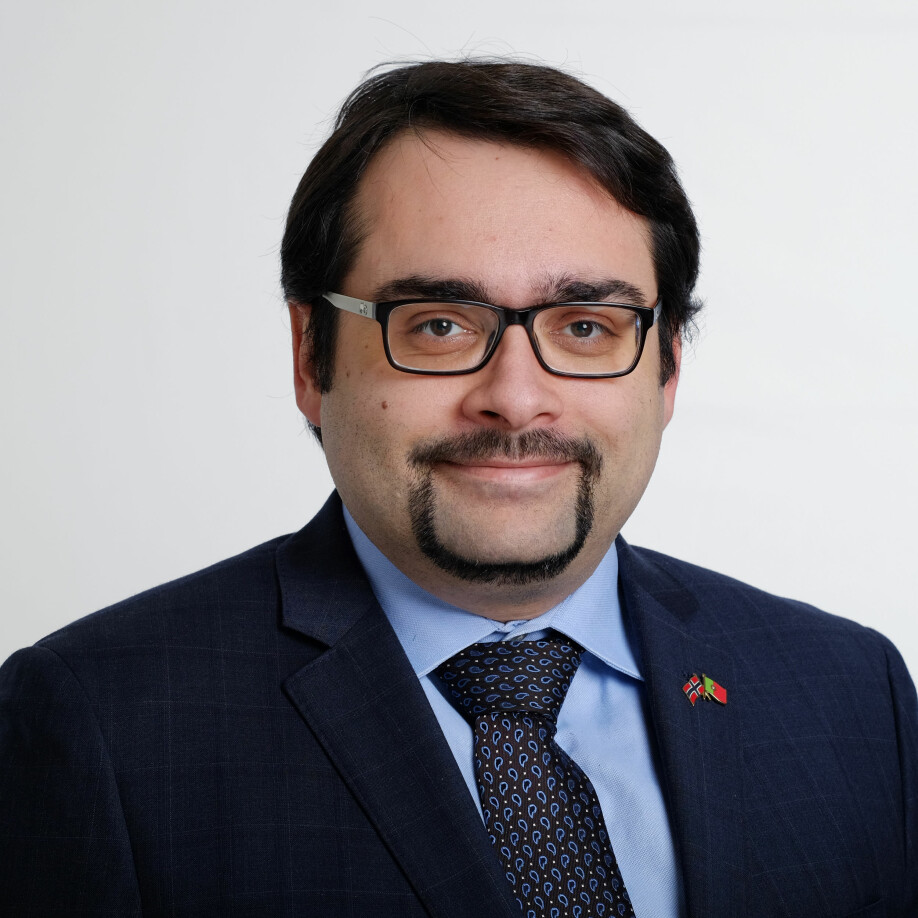 Carlos Goncalo Das Neves er direktør for forskning og internasjonalisering ved Veterinærinstituttet.(Foto: Eivind Røhne)