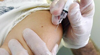 - Sats på influensa-vaksine til gamle og syke