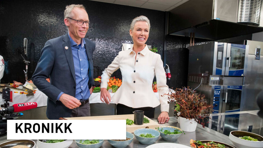 Professor Johan Rockström og Gunhild Stordalen presenterte EAT-Lancet-rapporten i januar i år. (Foto: Terje Pedersen / NTB scanpix) Professor Johan Rockström og Gunhild Stordalen presenterte EAT-Lancet-rapporten i januar i år. (Foto: Terje Pedersen / NTB scanpix)