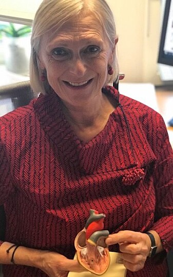 Maja-Lisa Løchen har lenge interessert seg for hva som skjer med hjernen til dem som har hjerteflimmer. Nå vet hun mer om dette. (Foto: Siw Ellen Jakobsen) Maja-Lisa Løchen har lenge interessert seg for hva som skjer med hjernen til dem som har hjerteflimmer. Nå vet hun mer om dette. (Foto: Siw Ellen Jakobsen)