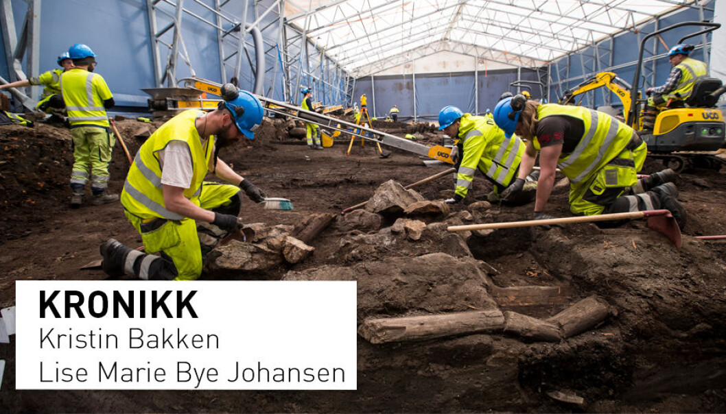 Utgravningene av i Gamlebyen i Oslo som har pågått over flere år, har avdekket mange historisk viktige funn som gir ny kunnskap om viktige deler av middelalderbyen i Oslo. (Foto: Heiko Junge / NTB Scanpix) Utgravningene av i Gamlebyen i Oslo som har pågått over flere år, har avdekket mange historisk viktige funn som gir ny kunnskap om viktige deler av middelalderbyen i Oslo. (Foto: Heiko Junge / NTB Scanpix)