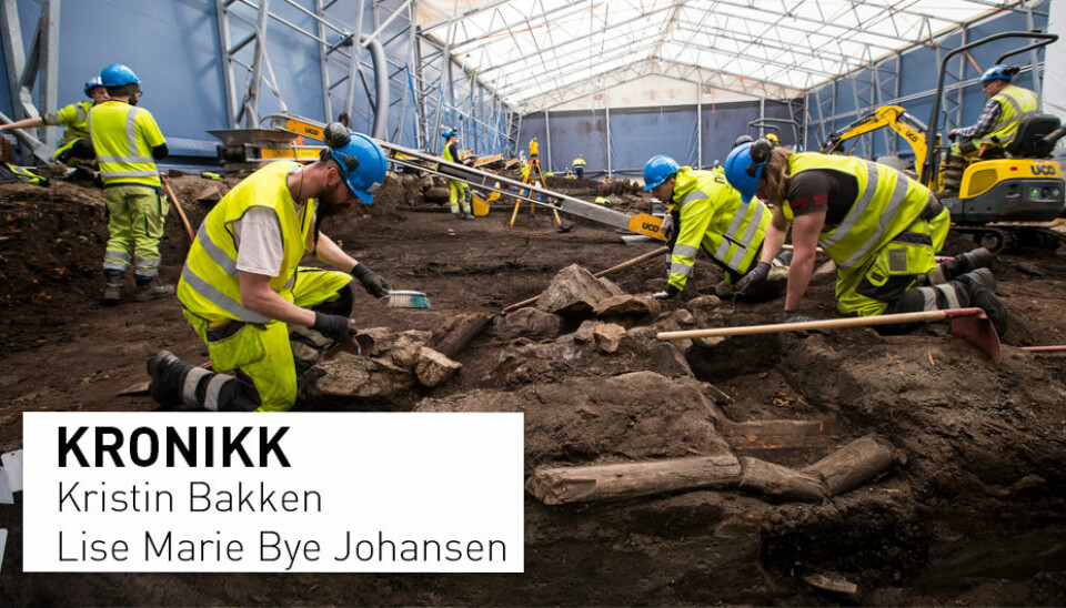 Utgravningene av i Gamlebyen i Oslo som har pågått over flere år, har avdekket mange historisk viktige funn som gir ny kunnskap om viktige deler av middelalderbyen i Oslo. (Foto: Heiko Junge / NTB Scanpix)