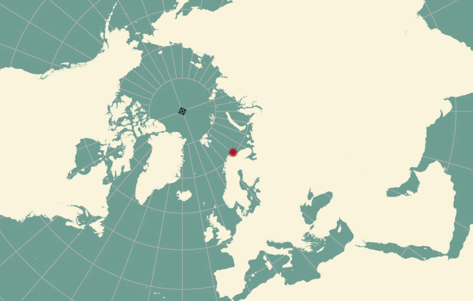 Kystsamfunnet i Vardø preges av sin nærhet til Barentshavet. (Utsnitt fra kartdesign av Brona Keenan)