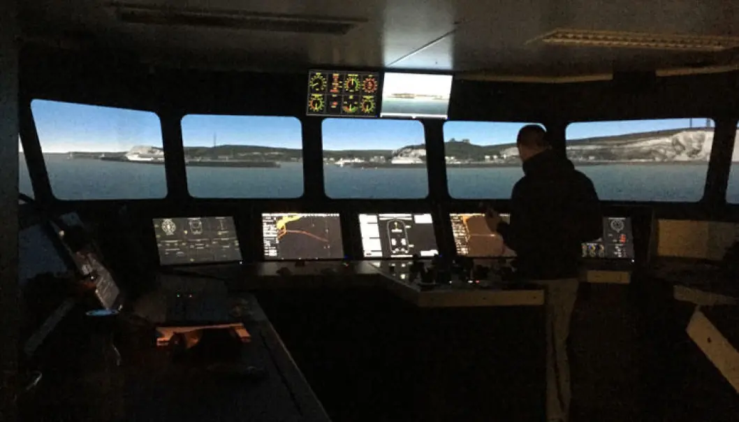 Kongsberg Digital AS er en av partnerne i EU-prosjektet, og har allerede levert avanserte simulatorer til USN. (Foto: USN) Kongsberg Digital AS er en av partnerne i EU-prosjektet, og har allerede levert avanserte simulatorer til USN. (Foto: USN)