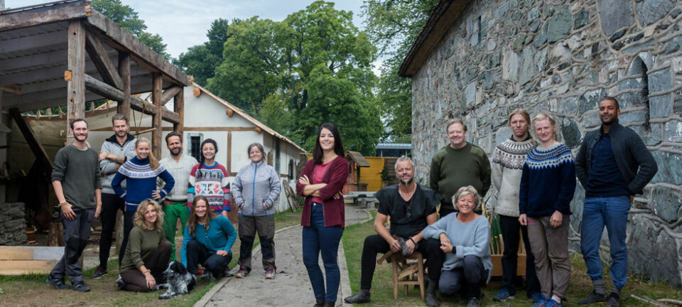 Anno er en norsk realityserie som går på NRK, der 14 deltakere reiser tilbake i tid for å oppleve ulike epoker i norsk historie. I år reiser de tilbake til 1537 og Erkebispegården ved Nidarosdomen i Trondheim. (Foto: NRK)