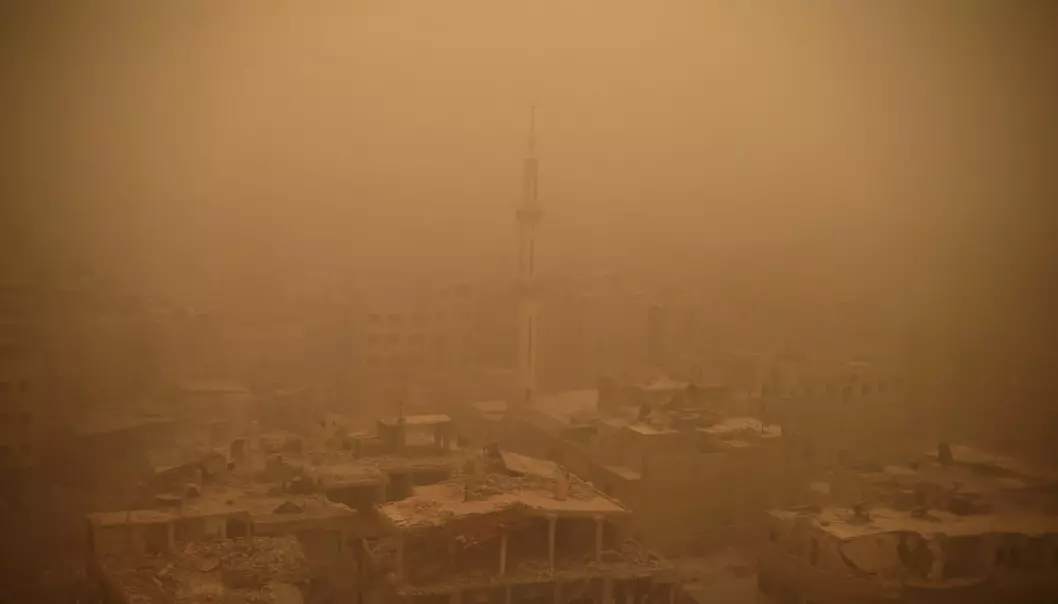 Hvor kom den gigantiske støvskyen over Midtøsten fra?