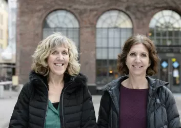 Fysioterapeutene Therese Brovold og Karin Hesseberg er med i forskergruppen Aldring, helse og velferd ved HiOA. (Foto: Sonja Balci)