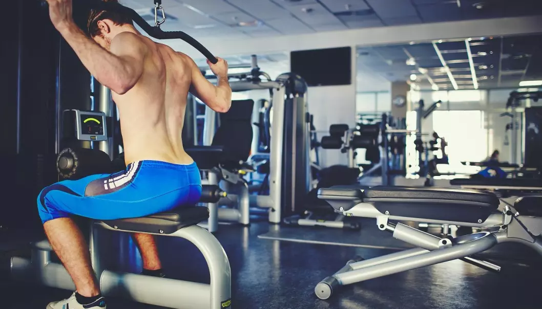 Mange unge menn som trener styrke, mener at de må innta protein i svært store mengder for å bygge muskler mest effektivt. (Foto: Colourbox)