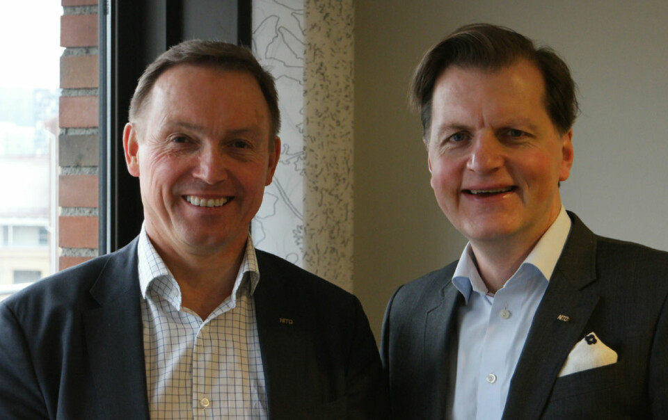 Steinar Sørlie (t.v) og Jan Johnsrud. (Foto: Arnfinn Christensen, forskning.no)