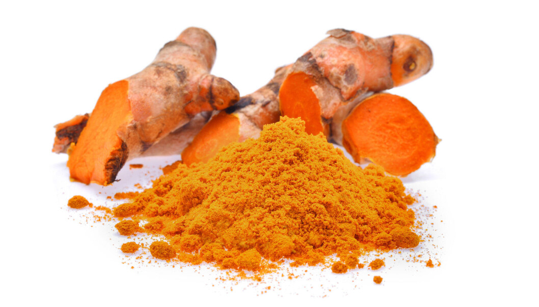 Krydderet gurkemeie inneholder stoffet curcumin. Pluss en hel masse andre kjemiske forbindelser. (Foto: Boonchuay1970 / Shutterstock / NTB scanpix) Krydderet gurkemeie inneholder stoffet curcumin. Pluss en hel masse andre kjemiske forbindelser. (Foto: Boonchuay1970 / Shutterstock / NTB scanpix)
